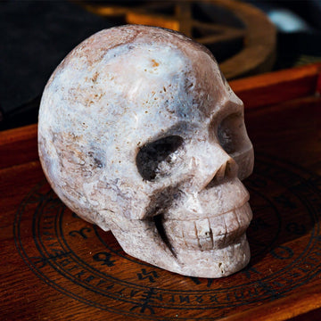 4'' Pink Amethyst Skull